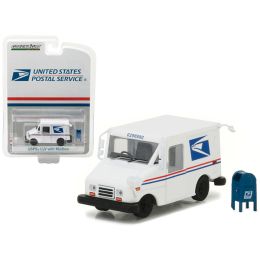 "United States Postal Service" (USPS) Long Life Postal Mail Delivery Vehicle (LLV) with Mailbox Accessory "Hobby Exclusive" 1/64 Diecast Model Car by