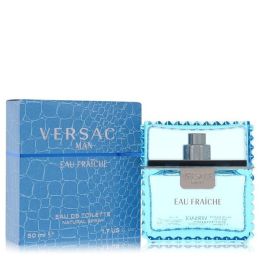 Versace Man Eau Fraiche Eau De Toilette Spray (blue) 1.7 Oz For Men