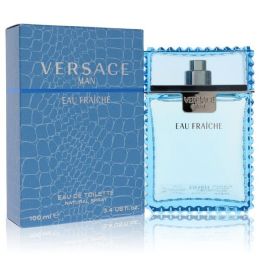 Versace Man Eau Fraiche Eau De Toilette Spray (blue) 3.4 Oz For Men