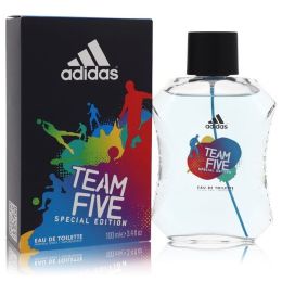 Adidas Team Five Eau De Toilette Spray 3.4 Oz For Men