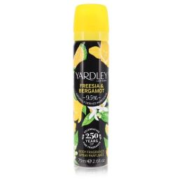 Yardley Freesia & Bergamot Body Fragrance Spray 2.6 Oz For Women