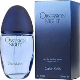 Obsession Night By Calvin Klein Eau De Parfum Spray 3.4 Oz For Women