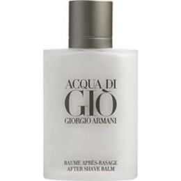 Acqua Di Gio By Giorgio Armani Aftershave Balm 3.4 Oz For Men