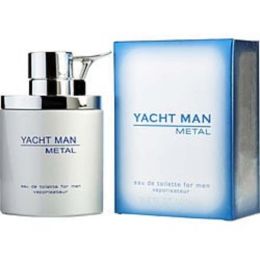 Yacht Man Metal By Myrurgia Edt Spray 3.4 Oz For Men