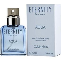 Eternity Aqua By Calvin Klein Edt Spray 1.7 Oz For Men