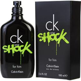 Ck One Shock By Calvin Klein Edt Spray 3.4 Oz For Men