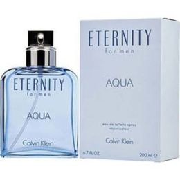 Eternity Aqua By Calvin Klein Edt Spray 6.7 Oz For Men