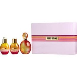 Missoni By Missoni Edt Spray 3.4 Oz & Body Lotion 3.4 Oz & Bath And Shower Gel 3.4 Oz For Women