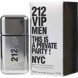 212 Vip By Carolina Herrera Edt Spray 1.7 Oz (new Packaging) For Men