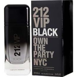 212 Vip Black By Carolina Herrera Eau De Parfum Spray 3.4 Oz For Men