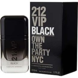 212 Vip Black By Carolina Herrera Eau De Parfum Spray 1.7 Oz For Men