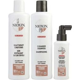 Nioxin By Nioxin Set-3 Piece Maintenance Kit System 3 With Cleanser 10.1 Oz & Scalp Therapy 10.1 Oz & Scalp Treatment 3.38 Oz (packaging May Vary) For