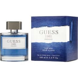 Guess 1981 Indigo By Guess Edt Spray 3.4 Oz For Men