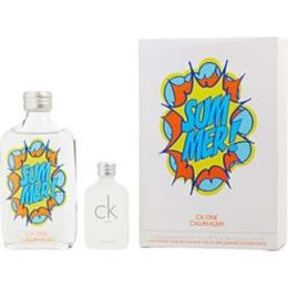 Ck One Variety By Calvin Klein 2 Piece Variety Set With Ck One Summer Edt Spray 3.4 Oz & Ck One Edt Spray 0.5 Oz For Anyone