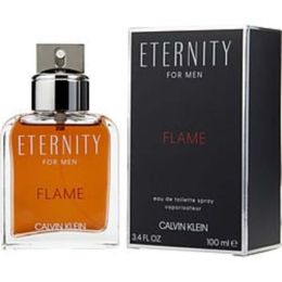 Eternity Flame By Calvin Klein Edt Spray 3.4 Oz For Men