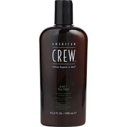 American Crew By American Crew 3 In 1 Tea Tree (shampoo, Conditioner, Body Wash) 15.2 Oz For Men