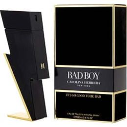 Ch Bad Boy By Carolina Herrera Edt Spray 3.4 Oz For Men