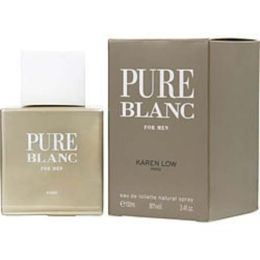 Karen Low Pure Blanc By Karen Low Edt Spray 3.4 Oz For Men