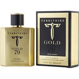 Territoire Gold 79 By Yzy Perfume Eau De Parfum Spray 3.4 Oz For Men