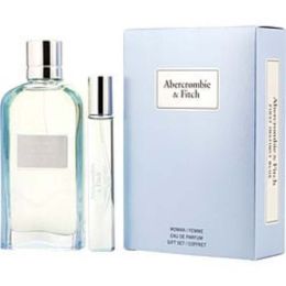 Abercrombie & Fitch First Instinct Blue By Abercrombie & Fitch Eau De Parfum Spray 3.4 Oz & Eau De Parfum 0.5 Oz Mini For Women