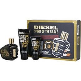 Diesel Spirit Of The Brave By Diesel Edt Spray 4.2 Oz & Shower Gel 3.4 Oz & Shower Gel 1.7 Oz For Men