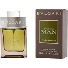 Bvlgari Man Wood Essence By Bvlgari Eau De Parfum Spray 0.5 Oz For Men