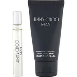 Jimmy Choo By Jimmy Choo Edt Spray 0.25 Oz & Aftershave Balm 1.7 Oz & Pouch For Men