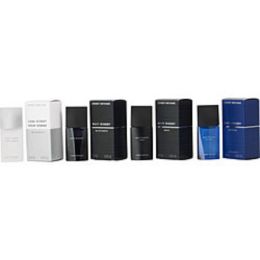 L'eau D'issey Variety By Issey Miyake 4 Piece Men Mini Variety With L'eau D'issey & L'eau D'issey Pour Homme Edt & Nuit D'issey Edt & Nuit D'issey Eau