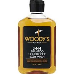 Woody's By Woody's 3-n-1 Tall Dark And Handsome Shampoo, Conditioner, And Body Wash 12 Oz For Men