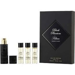 Kilian Black Phantom By Kilian Eau De Parfum Spray Refillable 0.25 Oz & Eau De Parfum Refills 3 X 0.25 Oz For Anyone