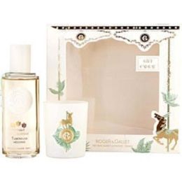 Roger & Gallet Tubereuse Hedonie By Roger & Gallet Eau De Cologne Spray 3.4 Oz & Scented Candle 2 Oz For Anyone