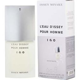 L'eau D'issey By Issey Miyake I Go Edt Spray 2.6 Oz (bottle) & Edt Travel Spray 0.67 Oz (cap) For Men