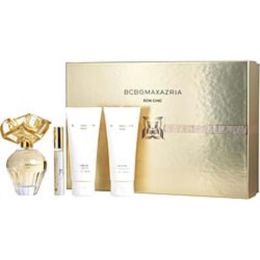 Bcbgmaxazria Bon Chic By Max Azria Eau De Parfum Spray 3.4 Oz & Body Lotion 3.4 Oz & Shower Gel 3.4 Oz & Eau De Parfum Rollerball 0.34 Oz Mini For Wom