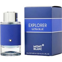 Mont Blanc Explorer Ultra Blue By Mont Blanc Eau De Parfum Spray 3.3 Oz For Men