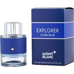 Mont Blanc Explorer Ultra Blue By Mont Blanc Eau De Parfum Spray 2 Oz For Men