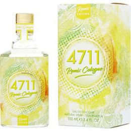 4711 Remix Cologne By 4711 Eau De Cologne Spray 3.4 Oz (2020 Lemon Limited Edition) For Anyone