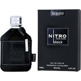 Nitro Black Pour Homme By Dumont Eau De Parfum Spray 3.4 Oz For Men