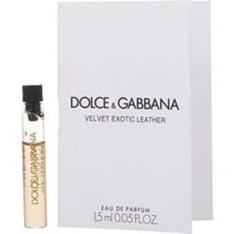 Dolce & Gabbana Velvet Exotic Leather By Dolce & Gabbana Eau De Parfum Vial On Card For Men