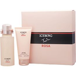 Iceberg Twice Rosa By Iceberg Edt Spray 4.2 Oz & Body Lotion 3.4 Oz For Men