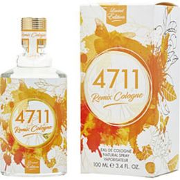 4711 Remix Cologne By 4711 Eau De Cologne Spray 3.4 Oz (2020 Naranja Limited Edition) For Anyone