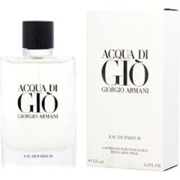 Acqua Di Gio By Giorgio Armani Eau De Parfum Spray Refillable 4.2 Oz For Men