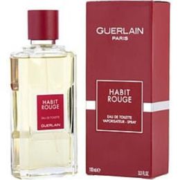 Habit Rouge By Guerlain Edt Spray 3.3 Oz (new Packaging) For Men