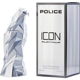 Police Icon Platinum By Police Eau De Parfum Spray 4.2 Oz For Men