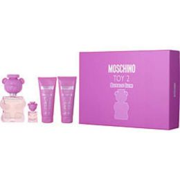 Moschino Toy 2 Bubble Gum By Moschino Edt Spray 3.4 Oz & Body Lotion 3.4 Oz & Shower Gel 3.4 Oz & Edt 0.17 Oz Mini For Anyone